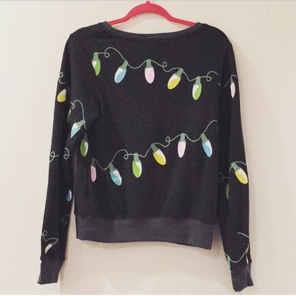 Christmas 🎄 Sweater 🌟Host Pick🌟Wildfox Glowing Lights Sweater - Picture 4 of 4